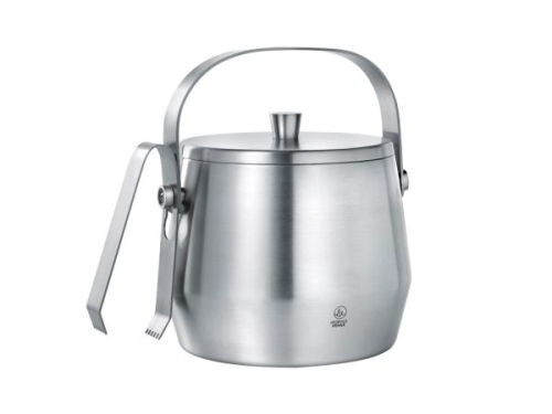 Ice bucket in brushed steel - Bredemeijer