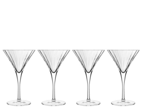 Martini glass/cocktail glass, Bach, 26 cl, 4-pack - Luigi Bormioli