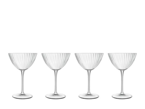 Martini glasses, Optica, 22 cl, 4-pack - Luigi Bormioli