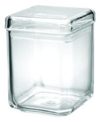 Square storage jar, 1.1L