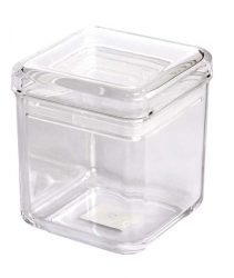 Square storage jar, 0.8L