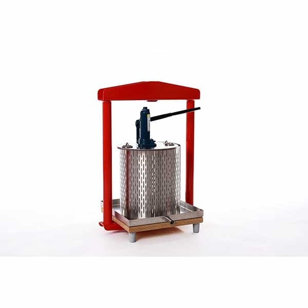 Hydraulic Fruit Press, Stainless Steel, 26 L - Apple Press