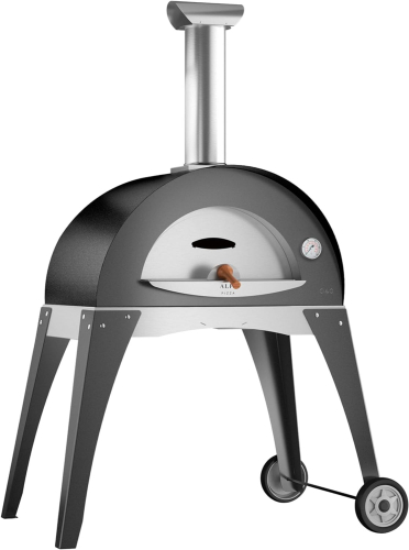 Pizza oven, wood-burning, Ciao - Alfa Forni - Grey, Oven and base