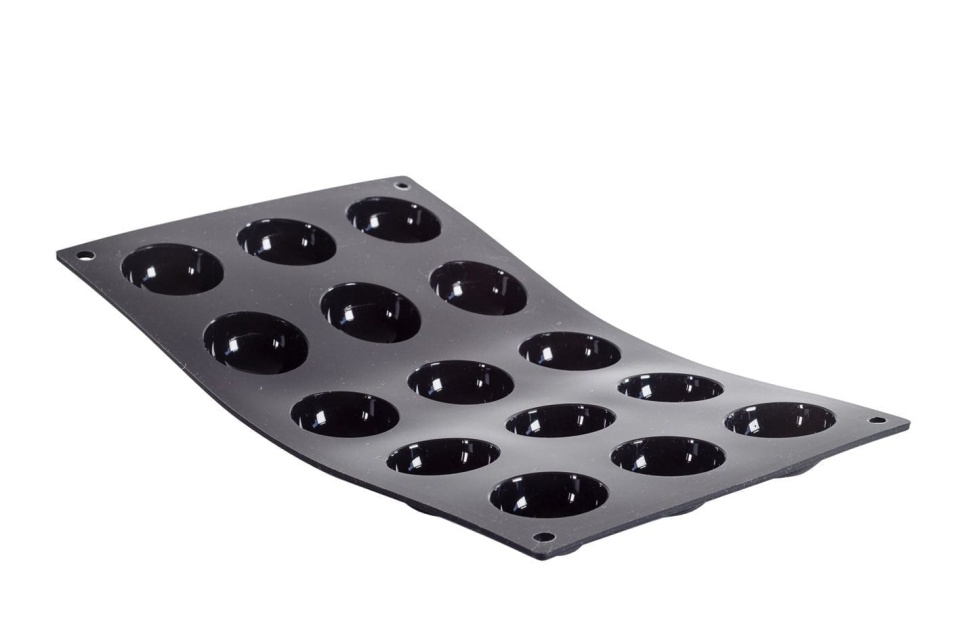 Moule en silicone, 15 hémisphères - De Buyer