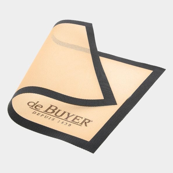 Silicone mat in fiberglass, perforated, air mat, 40 x 30 cm - de Buyer