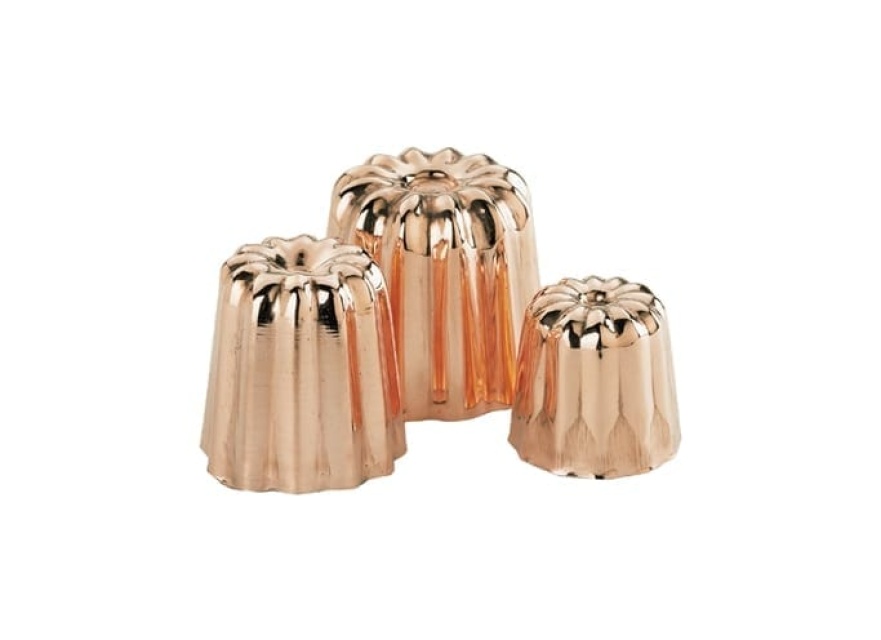 Canelé molds in copper - de Buyer