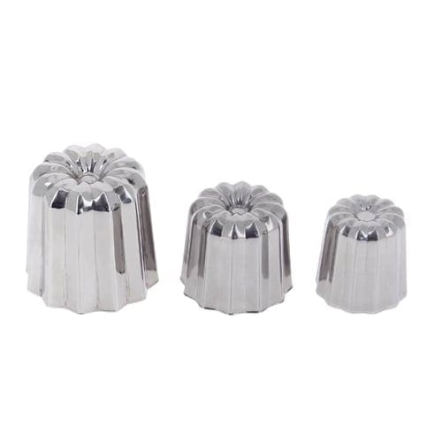 Canelé molds in stainless steel - de Buyer