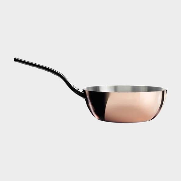 Sauteuse in copper with induction base, Prima Matera - de Buyer