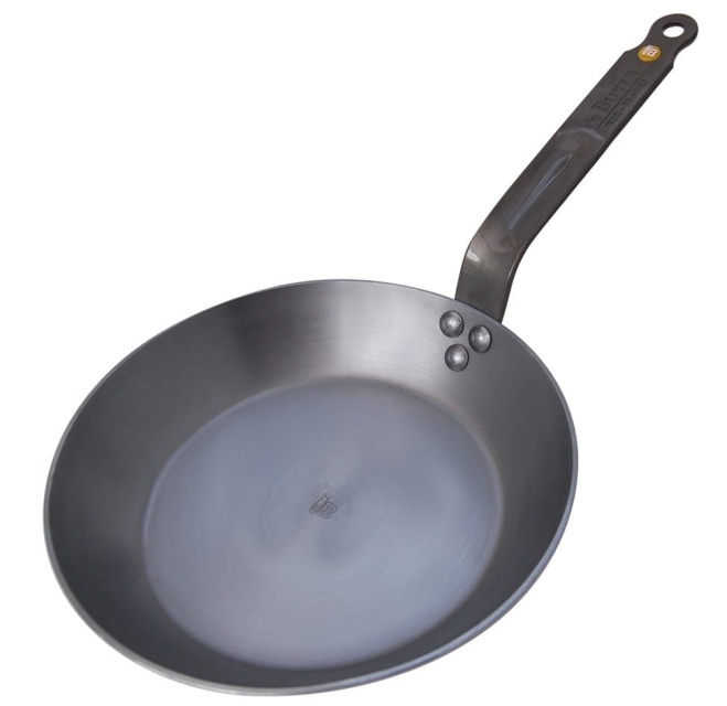 Frying pan in carbon steel, Mineral B - de Buyer