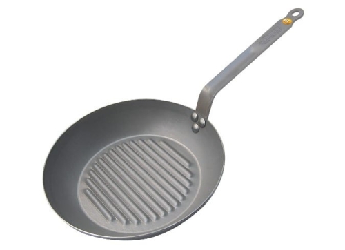 Round Griddle pan, Mineral-B - de Buyer