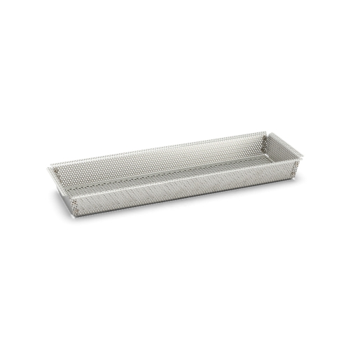 Perforated oblong baking mold, 35 x 10.5cm - de Buyer