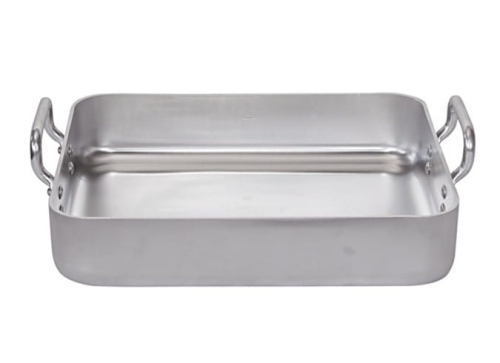 Oven pan in extra thick aluminum - de Buyer
