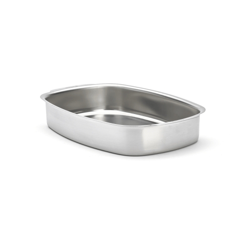 Stainless steel oven dish, 38 x 26 cm - de Buyer