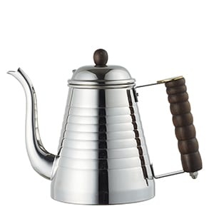 Serving jug, stainless, Wave Pot, 1 litre - Kalita