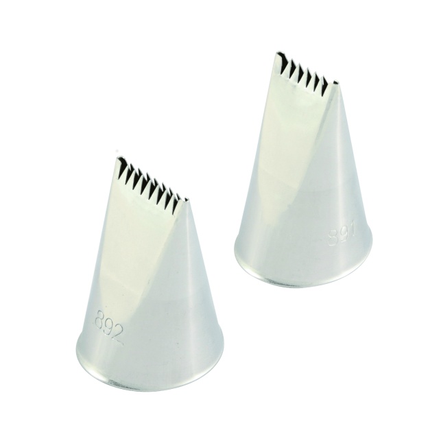 Ruffled edge nozzle - Martellato