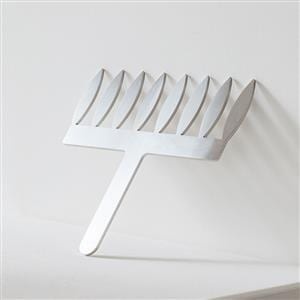Steel comb for Chocolate decoration, Blade 6 cm - Martellato