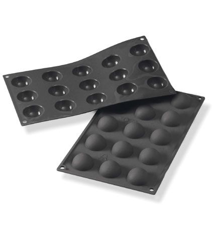 Silikonbackform SF500, Halbe Farbe ø45mm - Martellato