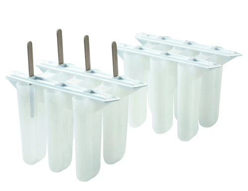 Eisform Recouvert, 4 Formen mit 6 Gläsern - Martellato