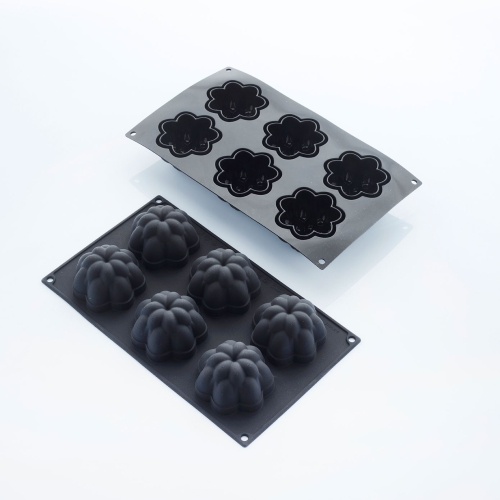 Silikonform, Schwarz, Dahlie, 30SIL518 - Martellato