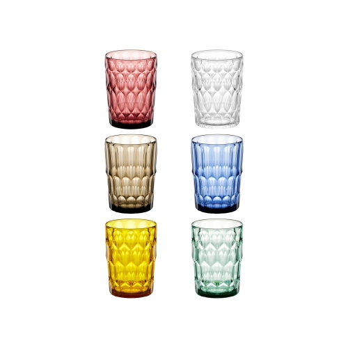 Plastic drinking glasses, 48 cl, Vanity, 6-pack - Guzzini