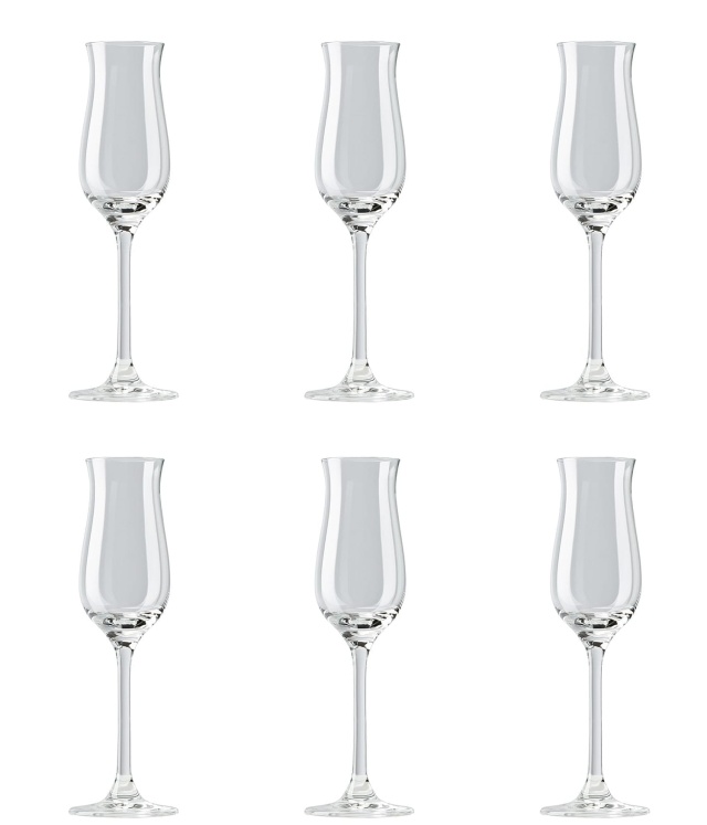 Verres à grappa, Thomas DiVino, 6 pièces