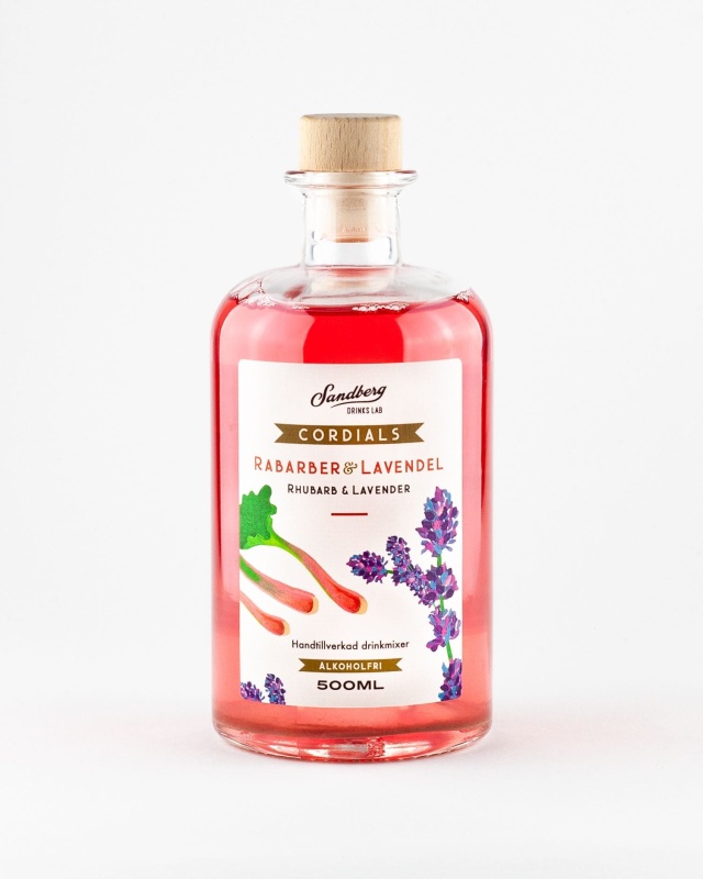 Cordials, Rhubarb & Lavender - Sandberg Drinks Lab