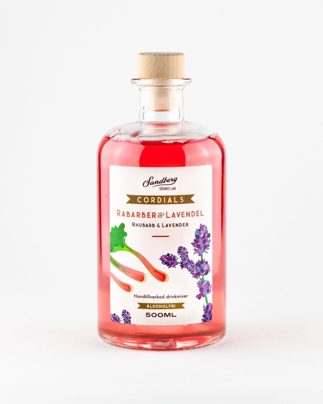 Cordials, rhubarbe et lavande - Sandberg Drinks Lab