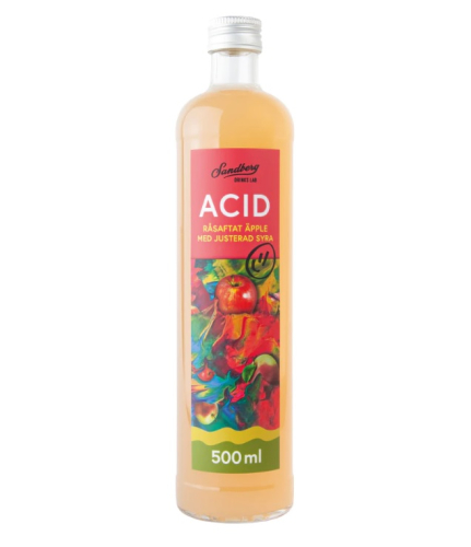 Acid-adjusted Swedish apple 500ml - Sandberg Drinks Lab