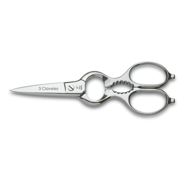 Multifunctional scissors in stainless steel - 3 Claveles