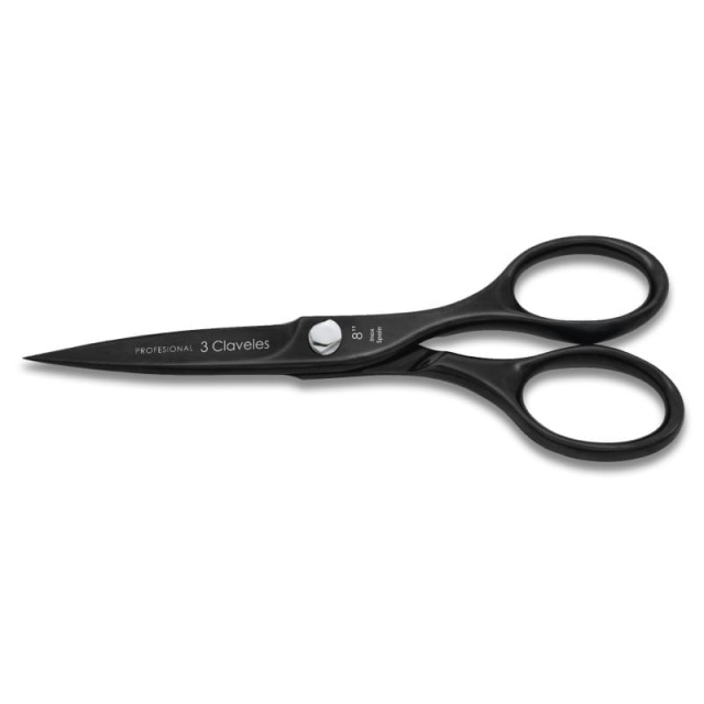 Kitchen scissors, black - 3 Claveles