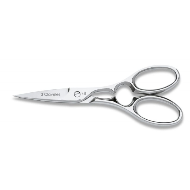 Kitchen scissors in stainless steel, Star - 3 Claveles