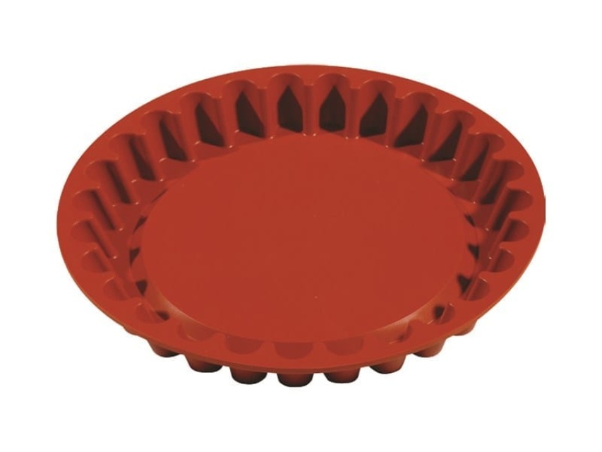 Moule à gâteau 26x3cm, silicone, rouge - Pavoni