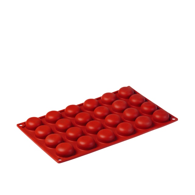 Moule à pâtisserie en silicone, pomponette, 24 pcs - Pavoni