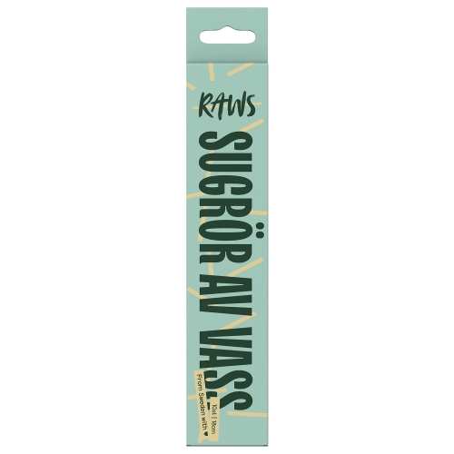Reed straws, 18 cm, 10-pack - Raws