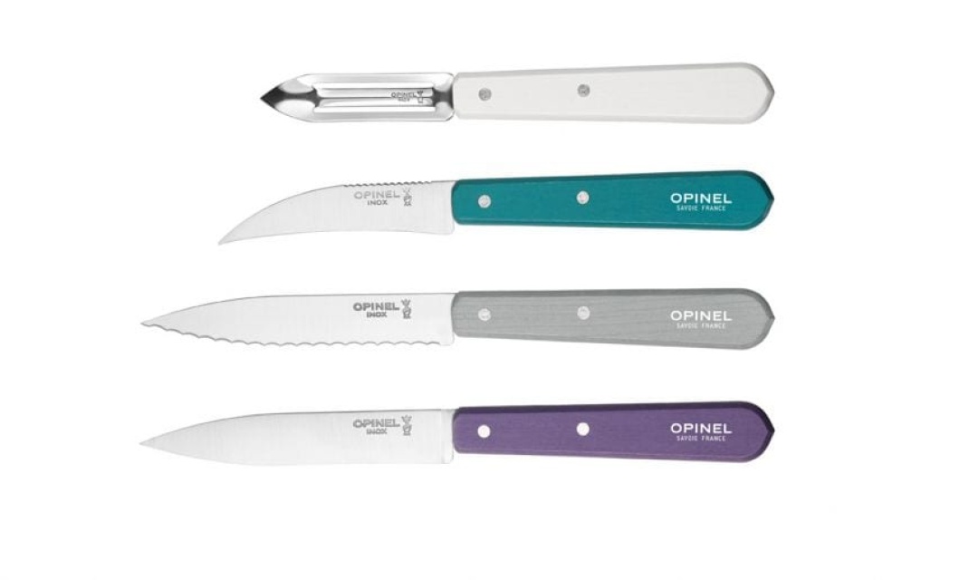 Knife set in four pieces, Art Deco, Essentials - Opinel