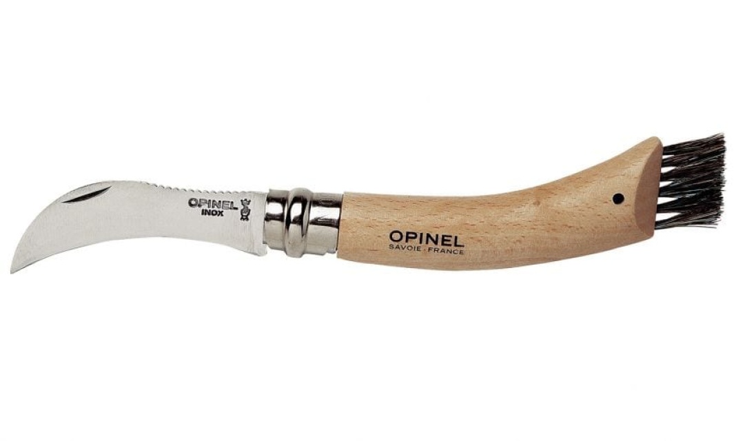 Mushroom knife with brush - Opinel