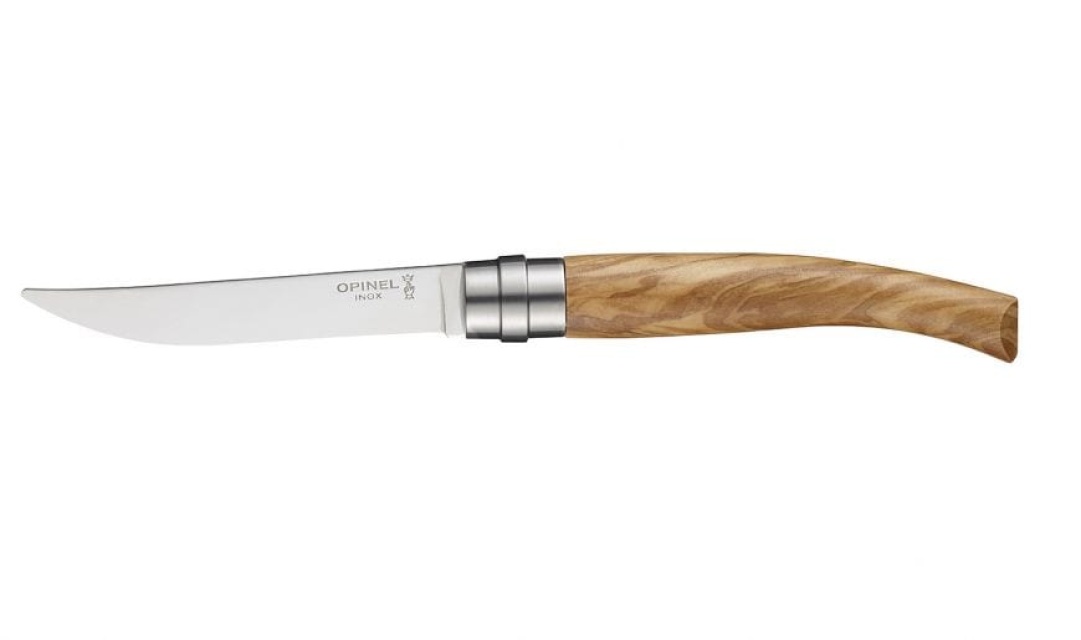 Steak knives, olive wood, 4-pack - Opinel