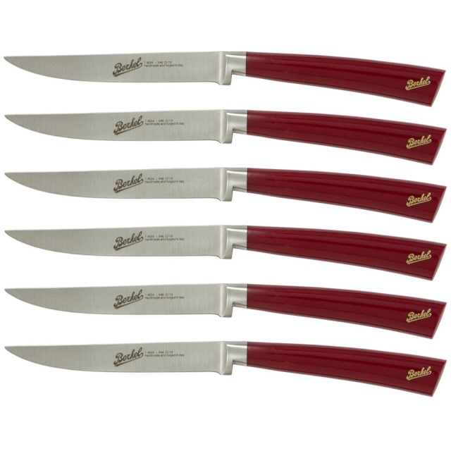 Steak knives, 6-pack, Elegance Red - Berkel