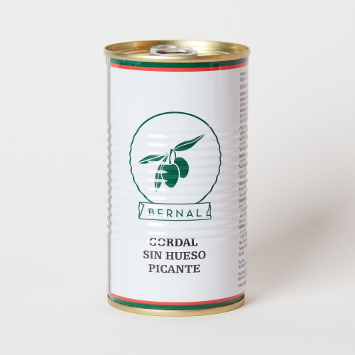 Pitted Gordal Olives, Picante, 150 g - Bernal