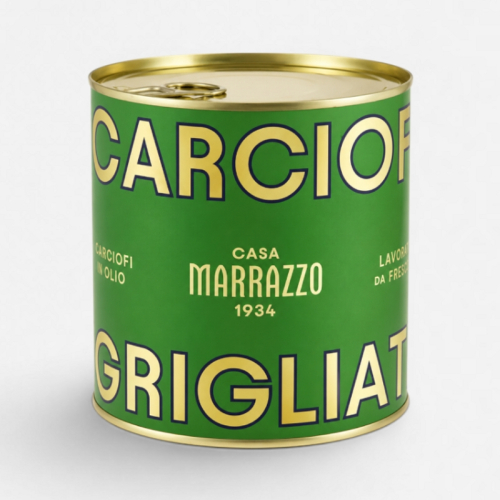 Artichauts Grillés en Morceaux, Carciofi Grigliati, 750 g - Casa Marrazzo