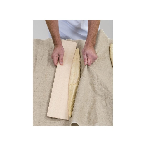 Wooden flipping board for baguettes, 60x10cm