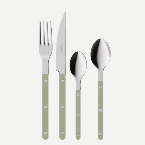 Cutlery set, 4 pieces, Bistrot, Asparagus - Sabre Paris