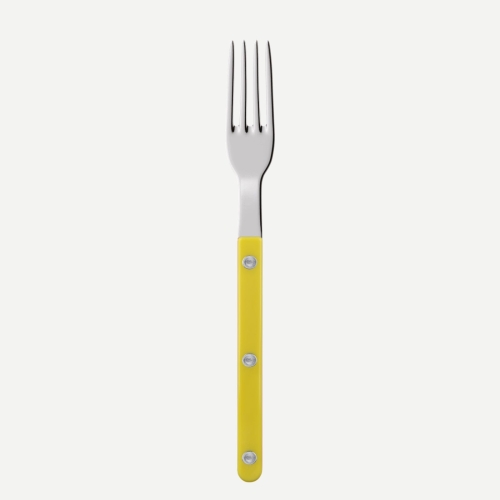 Cake fork, Bistrot, Yellow - Sabre Paris
