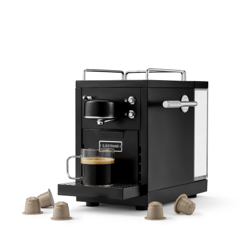 Capsule machine, The Original Espresso Capsule Machine, Black - Sjöstrand