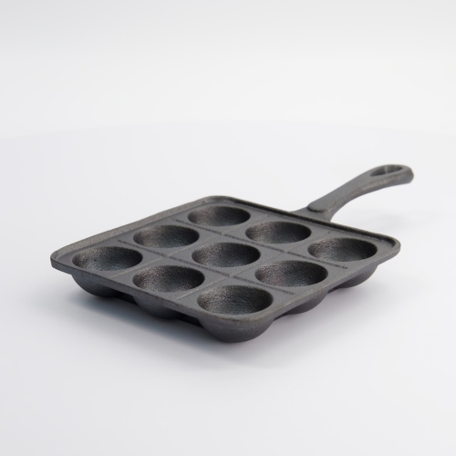 Cast iron takoyaki pan