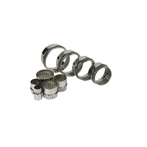 Double-sided cutters, plain and wavy, set of 9 - Schneider