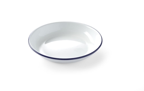 Enamelled Deep Plate, 18 cm - Hendi