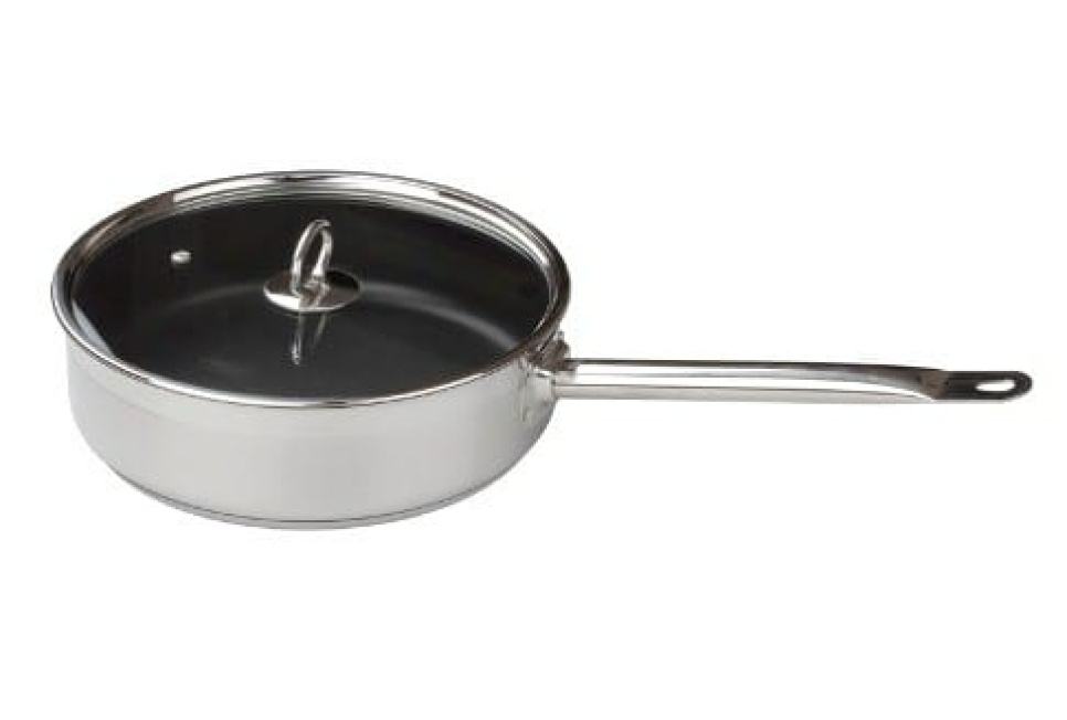 Deep frying pan with glass lid, 4 litres in the group Cooking / Frying pan / Saute pan at KitchenLab (1069-10379)