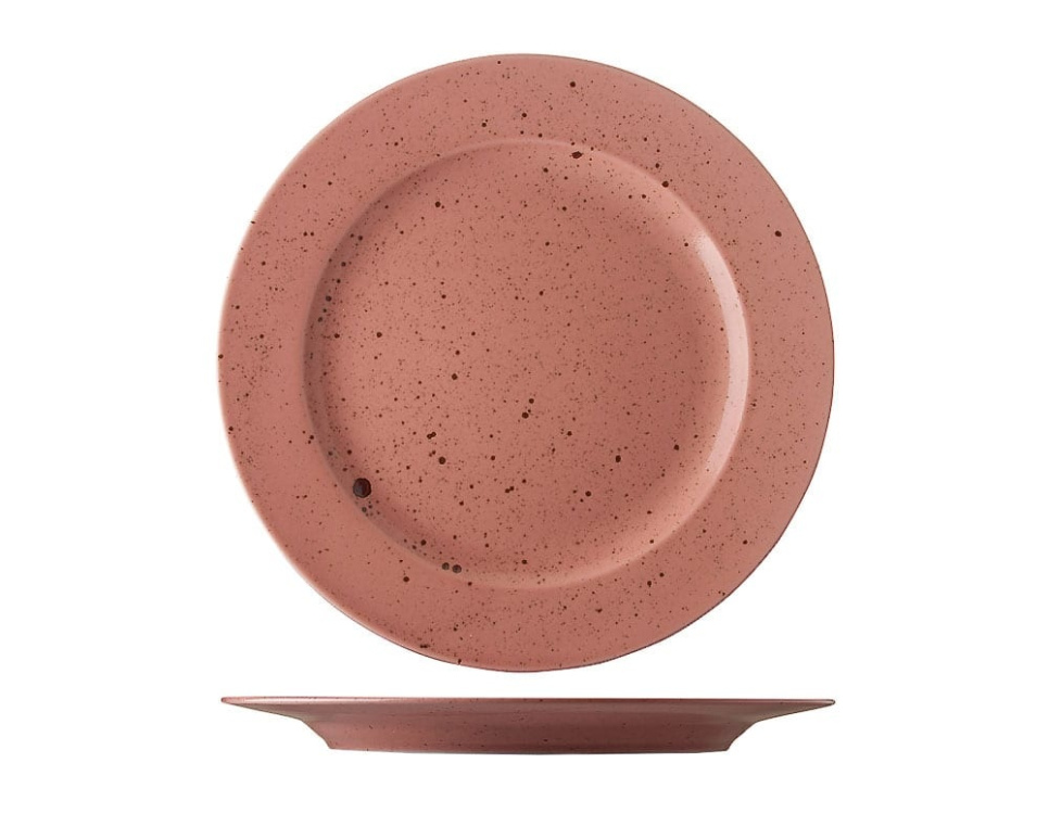 Flat plate 28 cm, Lifestyle Terracotta - Lilien in the group Table setting / Plates, Bowls & Dishes / Plates at KitchenLab (1069-12019)