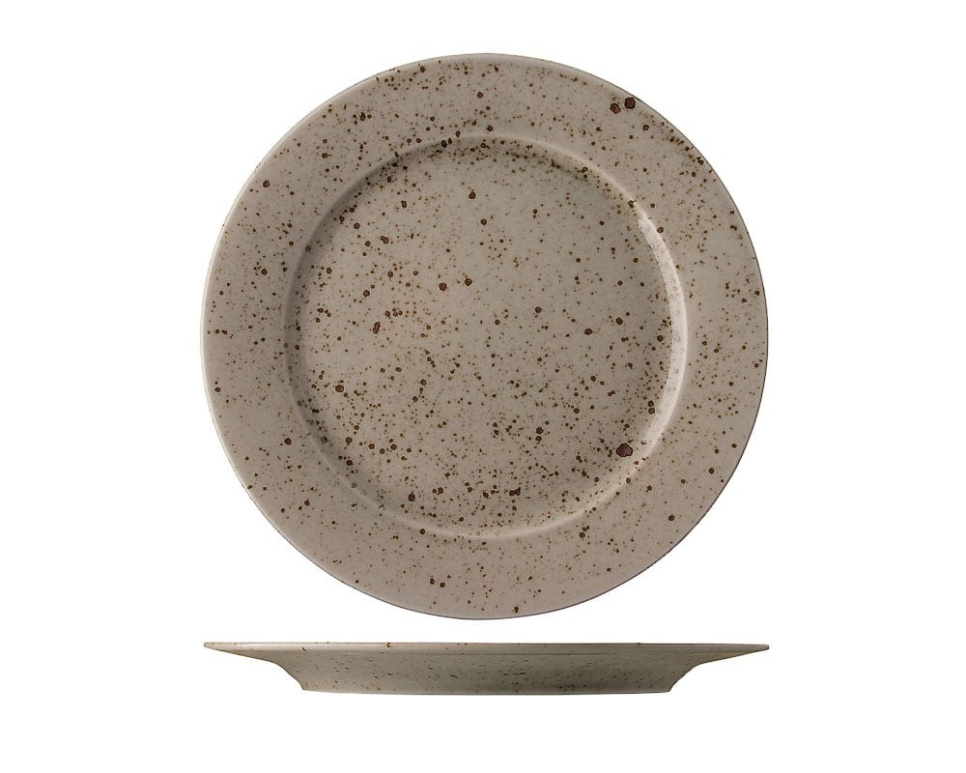 Flat plate, 28 cm, Lifestyle Natural - Lilien in the group Table setting / Plates, Bowls & Dishes / Plates at KitchenLab (1069-12027)